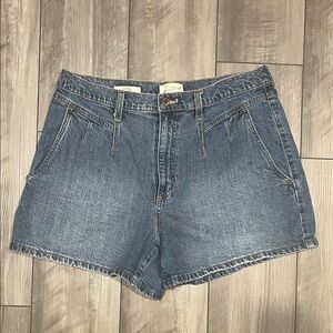 Universal Thread Denim High-Rise Women's Midi Shorts - Blue